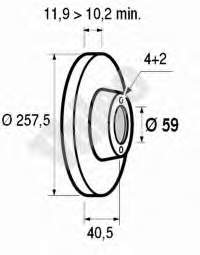 Compre 08508614 Brembo Disco do freio dianteiro