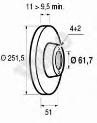 Compre 08344910 Brembo Disco do freio dianteiro