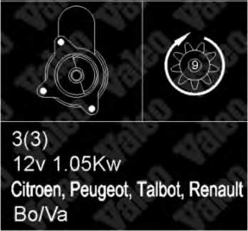 Motor de arranco VALEO 433213 preço, a partir de 137,43 USD