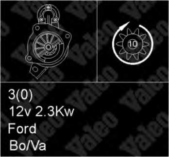 433310 VALEO Motor de arranco