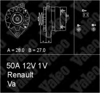 Gerador VALEO 433447