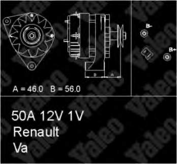 433440 VALEO Gerador