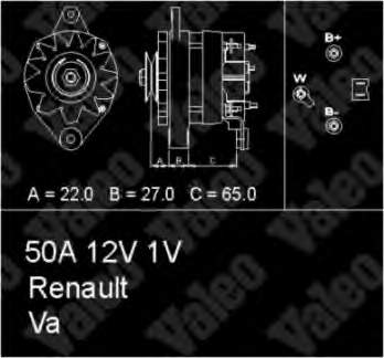 Gerador 433447 VALEO