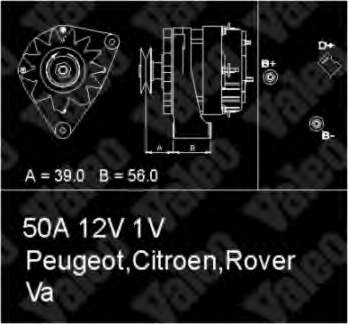 Gerador 433455 VALEO