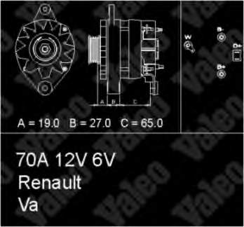 Gerador 433460 VALEO