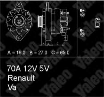 Gerador VALEO 436455