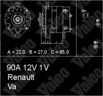 7700796914 Renault (RVI) Gerador