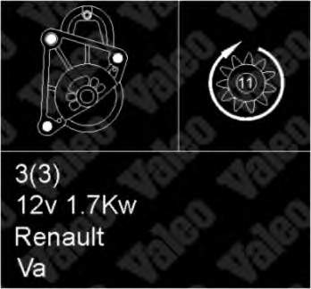 Motor de arranco Renault (RVI) 1005821983 preço, a partir de 97,05 USD