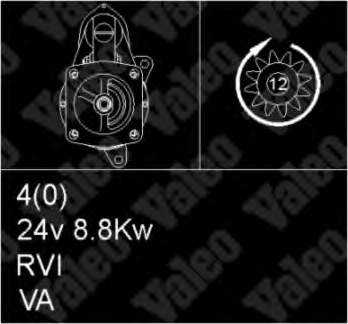455502 VALEO Motor de arranco