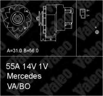 Gerador Bosch 0986031400 preço, a partir de 179,16 USD