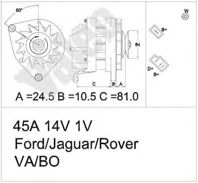 Gerador 436167 VALEO
