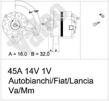 436118 VALEO Gerador