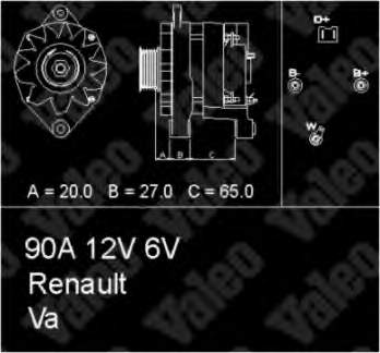 7701499491 Renault (RVI) Gerador