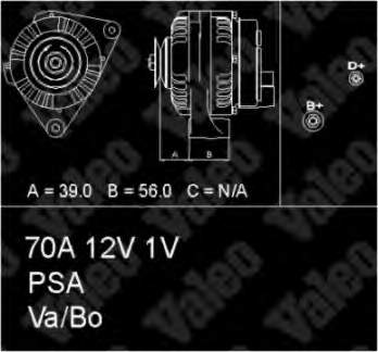 Gerador 436258 VALEO