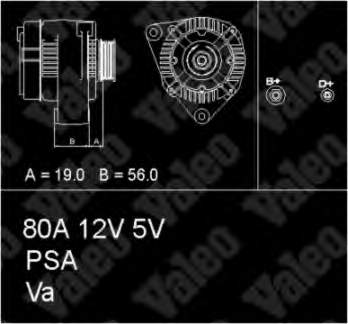 436260 VALEO Gerador