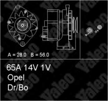 436295 VALEO Gerador