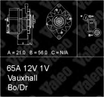 444507 VALEO Gerador