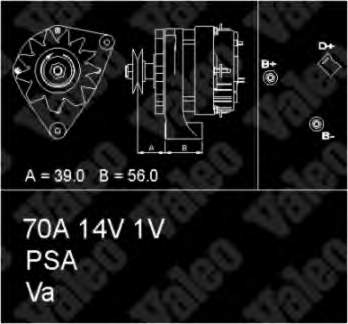 436314 VALEO Gerador