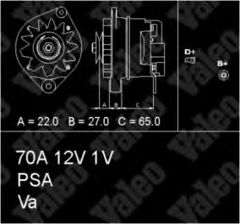 Gerador VALEO 436316