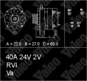 Compre 436347 VALEO Gerador