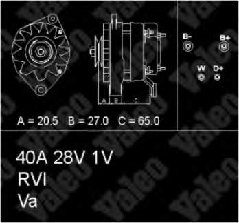 Compre 436352 VALEO Gerador