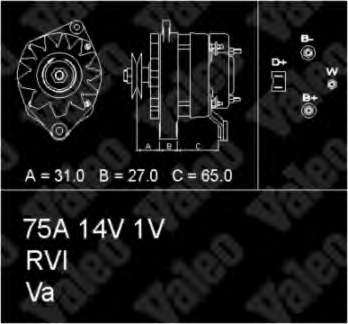 Gerador VALEO 433453