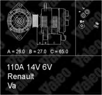 7700855154 Renault (RVI) Gerador