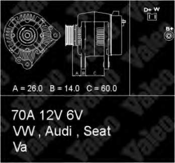 028903025HX VAG Gerador