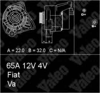 63321604 Fiat/Alfa/Lancia Gerador