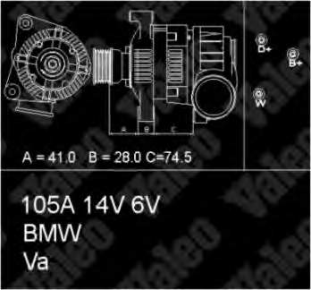 Gerador BMW 12311405918 preço, a partir de 275,42 USD