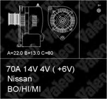 23100D4415 Nissan/Infiniti Gerador
