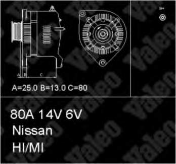 2310064J10 Nissan/Infiniti Gerador