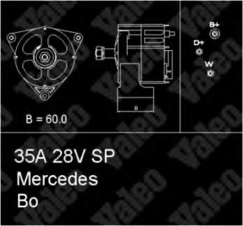 A009154150288 Mercedes Gerador
