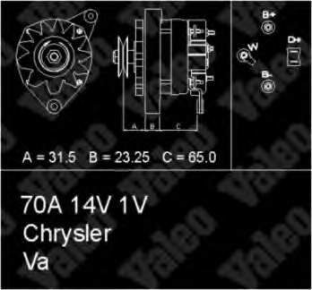 Gerador 436602 VALEO
