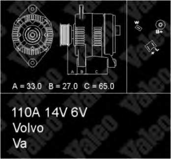 Gerador Renault (RVI) 7700811462 preço, a partir de 186,19 USD