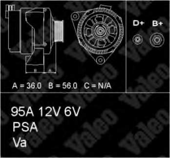 9618961480 Peugeot/Citroen Gerador