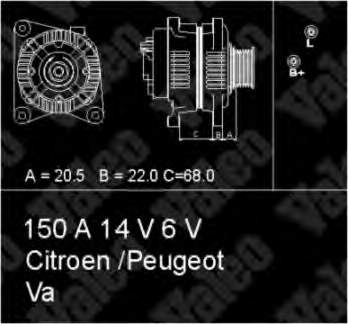 Gerador Bosch 0986046511 preço, a partir de 117,48 USD