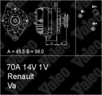 Gerador 436681 VALEO