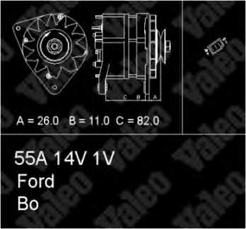 436687 VALEO Gerador