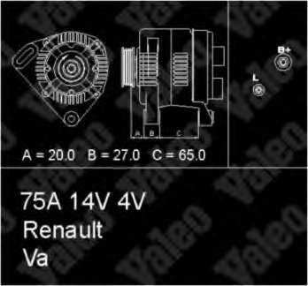 CA1253IR Renault (RVI) Gerador