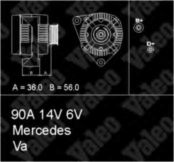 Gerador Mercedes 0986038170 preço, a partir de 81,72 USD