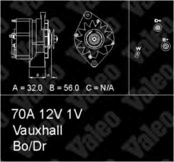 Gerador 436721 VALEO