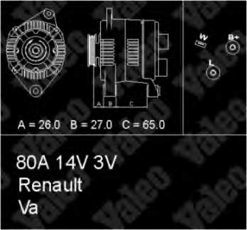 7700424585 Renault (RVI) Gerador