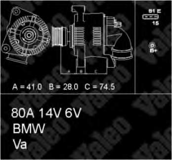Gerador 436746 VALEO