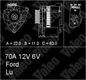 Gerador 0120488149 Ford
