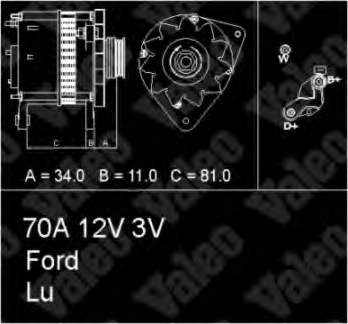 MG428 Mahle Original Gerador