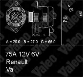Gerador 437112 VALEO