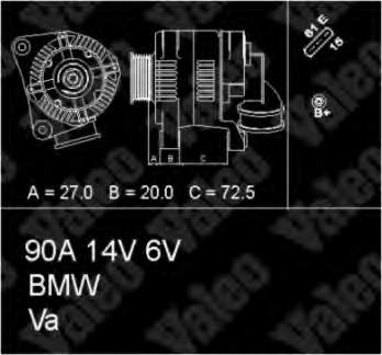 14354251 BMW Gerador