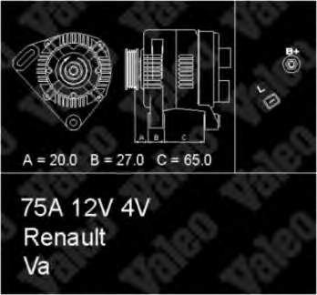 Gerador 437119 VALEO