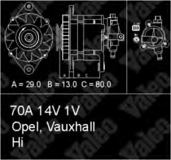 Gerador Opel 8971502000 preço, a partir de 161,39 USD
